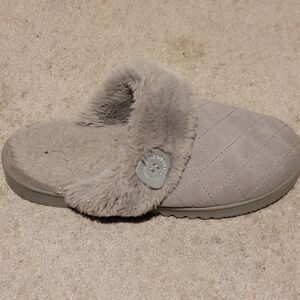 Dearfoams Slippers Gray Women's Large Size 9-10